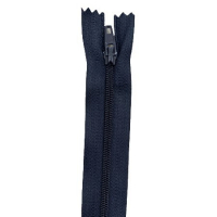 Fermeture pantalon 25cm Bleu marine fonc